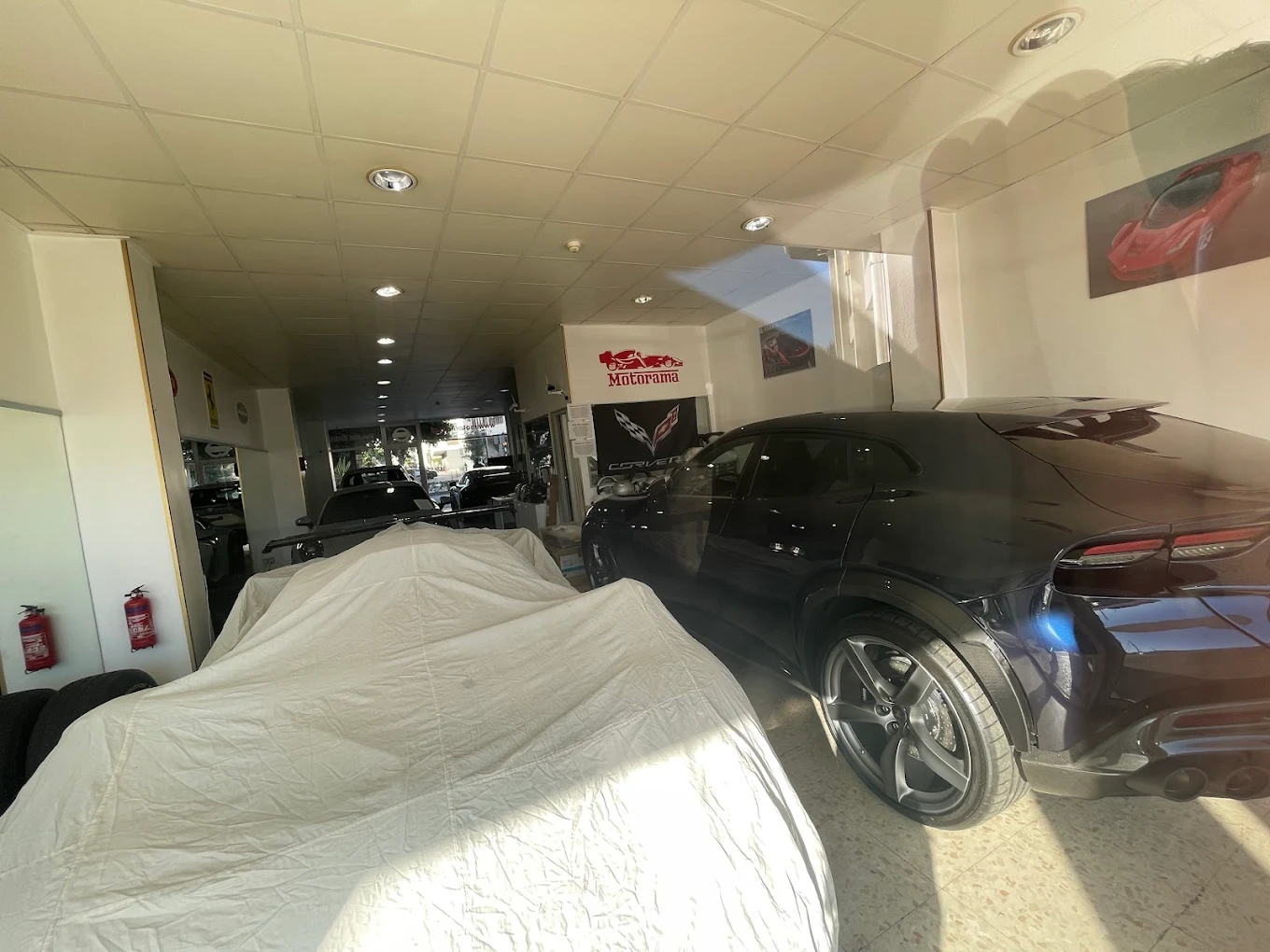 Inside Motorama Showroom